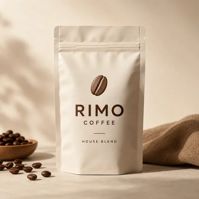 Bao bì minh họa RIMO House Blend